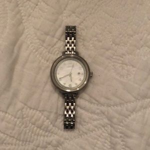 Boyfriend Fossil Watch with Mother of Pearl Face